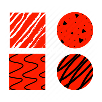 shapes, square, circle, graphic, design